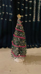 Green and Red Brush Christmas Tree - Bon Ton goods