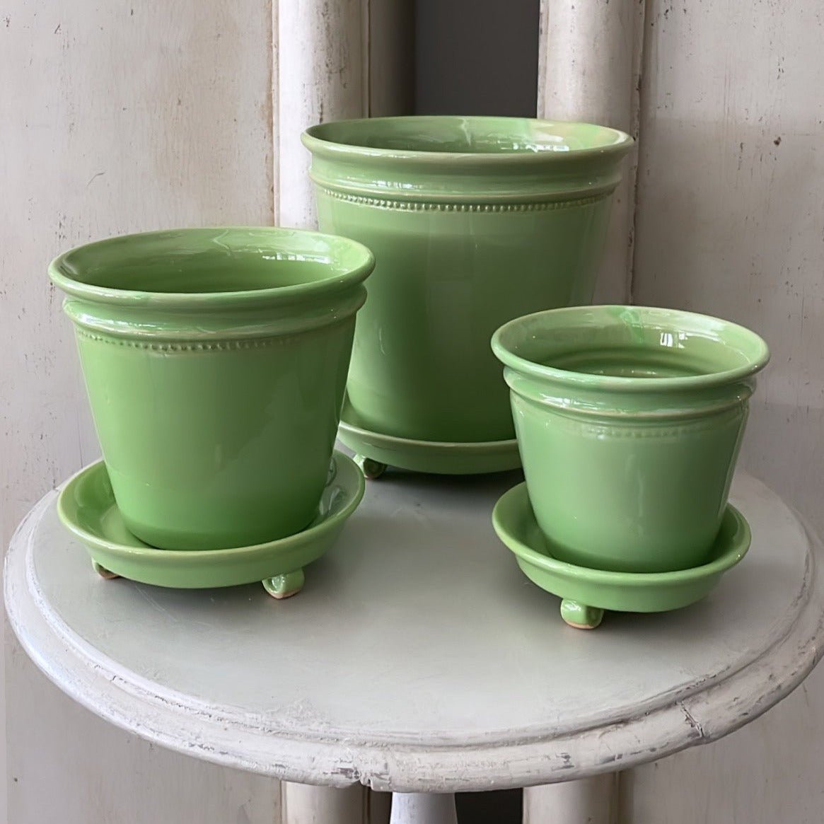 Green Faaborg Pot | Handmade Erik Bendtsen Ceramics - Bon Ton goods