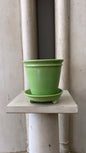 Green Faaborg Pot | Handmade Erik Bendtsen Ceramics - Bon Ton goods