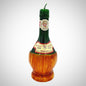 Green Flask Wine Wax Candle | Cereria Introna - Bon Ton goods