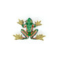 Green Flying Frog Brooch Pin | Trovelore - Bon Ton goods