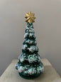 Green Grand Christmas Tree - Beaded Papier Mâché | Ino Schaller - Bon Ton goods