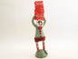 Green Present Stack | Vintage by Crystal Spun Cotton Ornament - Bon Ton goods