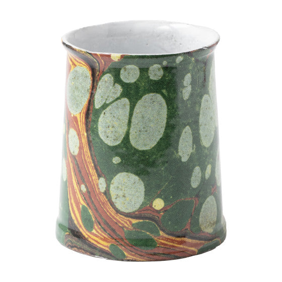 Marbre Tumbler for Blotters, Green, Yellow and Red | Astier de Villatte