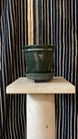 Green/Black Faaborg Pot | Handmade Erik Bendtsen Ceramics - Bon Ton goods