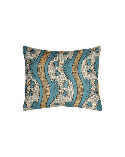 Grenades Small Cushion | Antoinette Poisson Linen Cushion – Domino Paper Design - Bon Ton goods