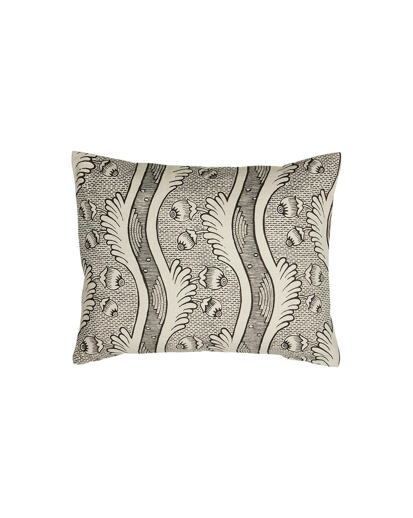 "Grenades" Small Cushion | Antoinette Poisson Linen Cushion – Domino Paper Design - Bon Ton goods