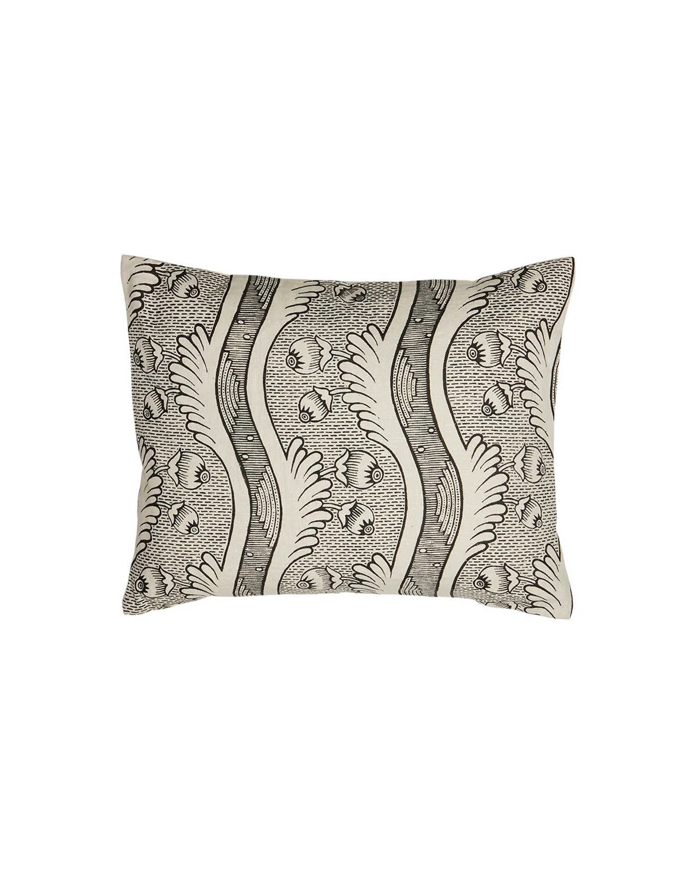 "Grenades" Small Cushion | Antoinette Poisson Linen Cushion – Domino Paper Design - Bon Ton goods