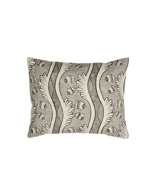 "Grenades" Small Cushion | Antoinette Poisson Linen Cushion – Domino Paper Design - Bon Ton goods