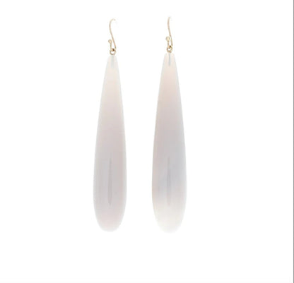Grey Agate Drop Earrings | Mikkel Brøgger - Bon Ton goods