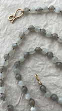 Load image into Gallery viewer, Grey Moonstone and Labradorite Necklace - Bon Ton goods
