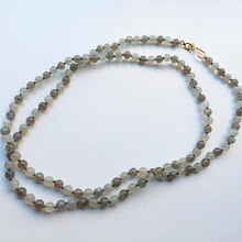 Load image into Gallery viewer, Grey Moonstone and Labradorite Necklace - Bon Ton goods
