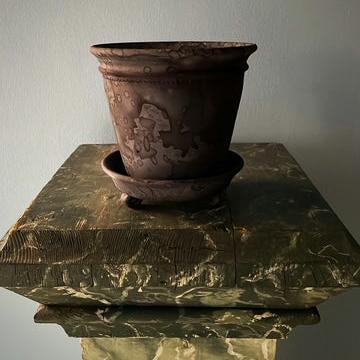 Grey Unglazed Faaborg Pot | Handmade Erik Bendtsen Ceramics - Bon Ton goods