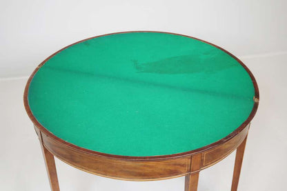 Gustavian Game Table, Late 18th–Early 19th Century, Swedish Neoclassical Antique - Bon Ton goods