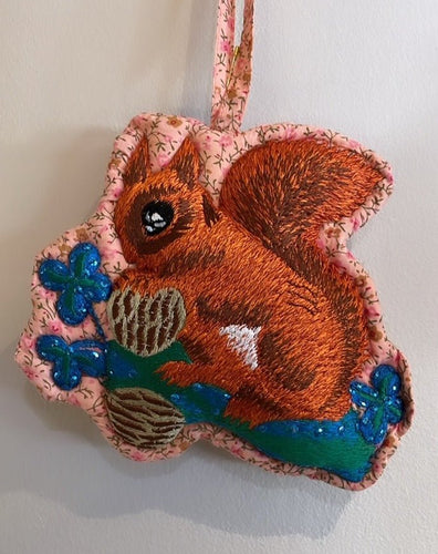 Hand Embroidered Squirrel - Bon Ton goods