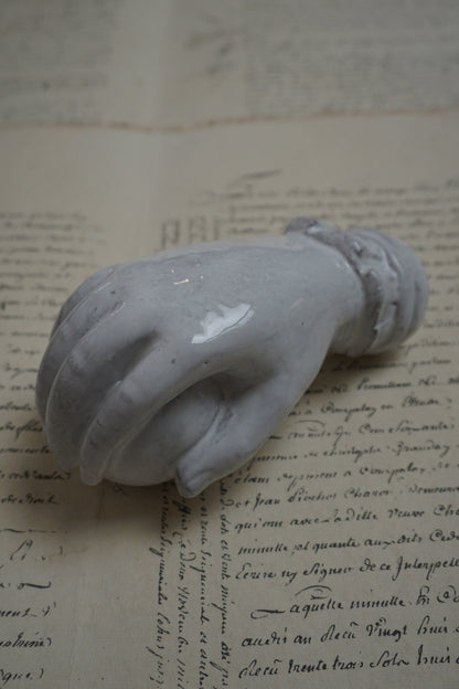 Hand with Ball - Paperweight | Astier de Villatte - Bon Ton goods