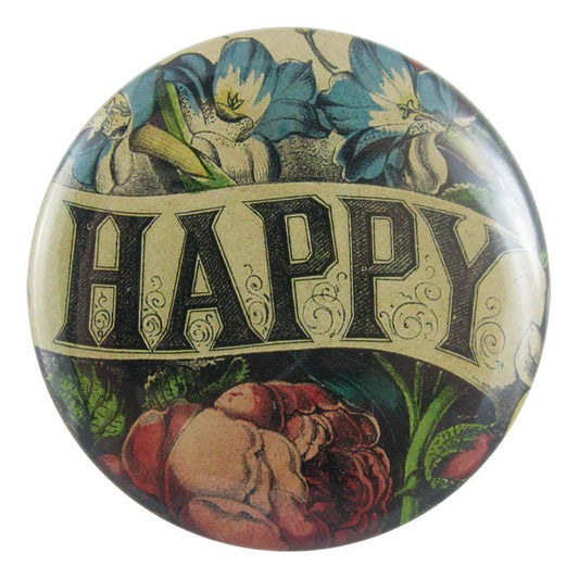 Happy - Mirror & Button Pins | John Derian - Bon Ton goods