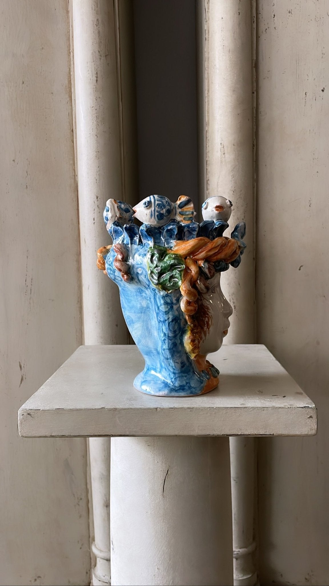 Head vase Lady of the Sea - Bon Ton goods