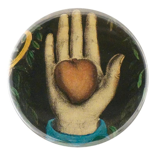 Heart in Hand- Mirror & Button Pins - Bon Ton goods