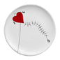 John Derian Heart Kite Small Dish, set of 6 by Astier de Villatte, official product view