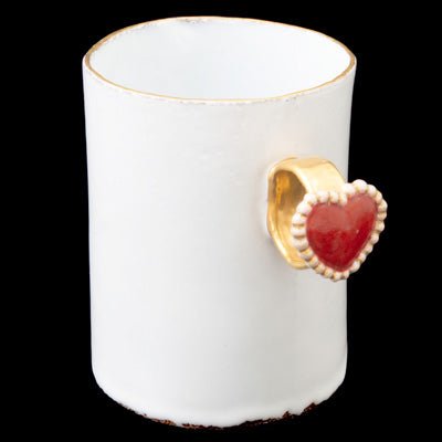 Heart Ring Cup, Serena Carone | Astier de Villatte: Exclusive Pre-Order Item - Bon Ton goods
