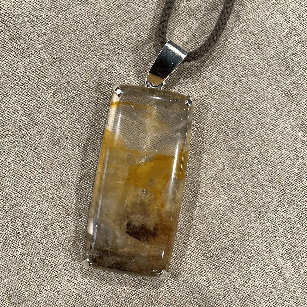 Hematoid Quartz Pendant I | Mikkel Brøgger - Bon Ton goods
