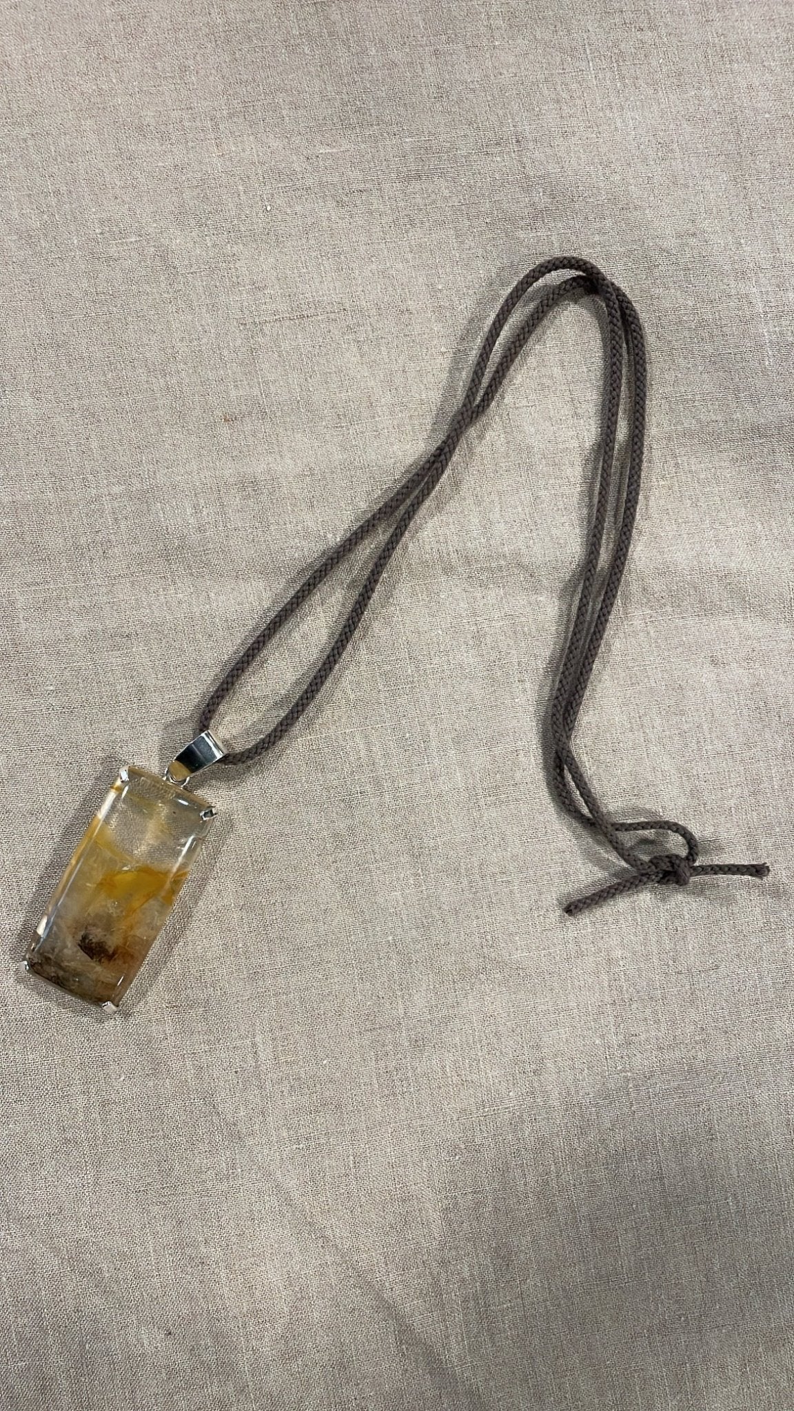 Hematoid Quartz Pendant I | Mikkel Brøgger - Bon Ton goods