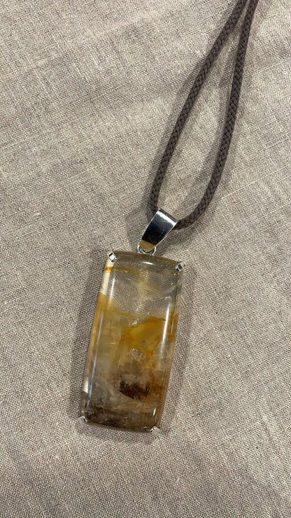 Hematoid Quartz Pendant I | Mikkel Brøgger - Bon Ton goods