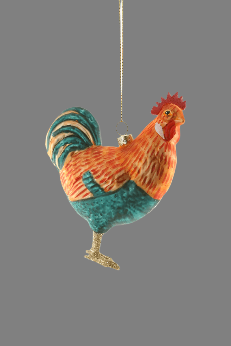 Heritage Rooster | Christmas Ornament - Bon Ton goods