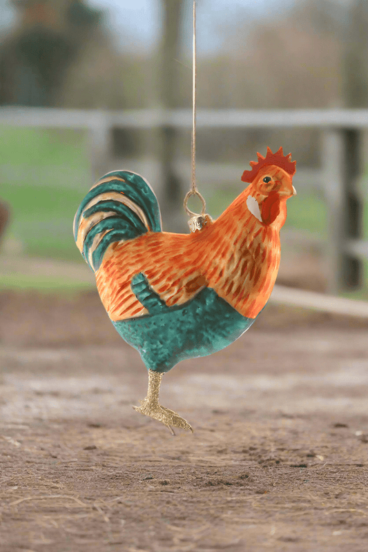 Heritage Rooster | Christmas Ornament - Bon Ton goods