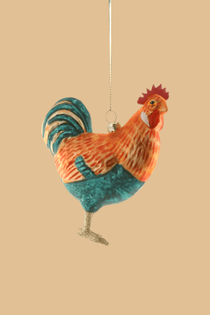 Heritage Rooster | Christmas Ornament - Bon Ton goods