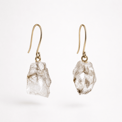 Herkimer Diamond Earrings 4 | Mikkel Brøgger - Bon Ton goods