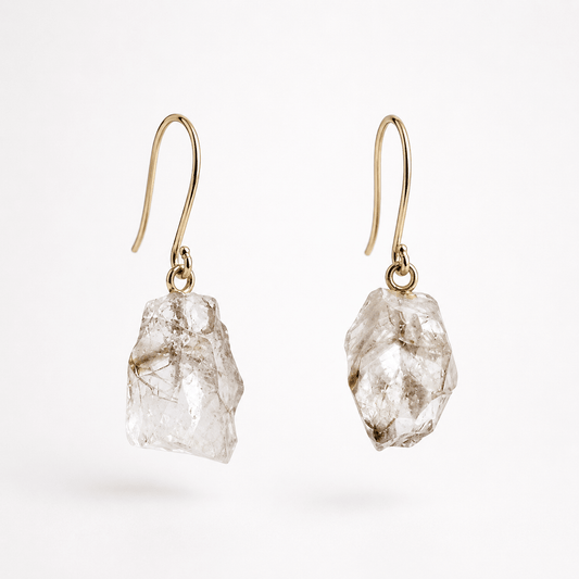 Herkimer Diamond Earrings 4 | Mikkel Brøgger - Bon Ton goods