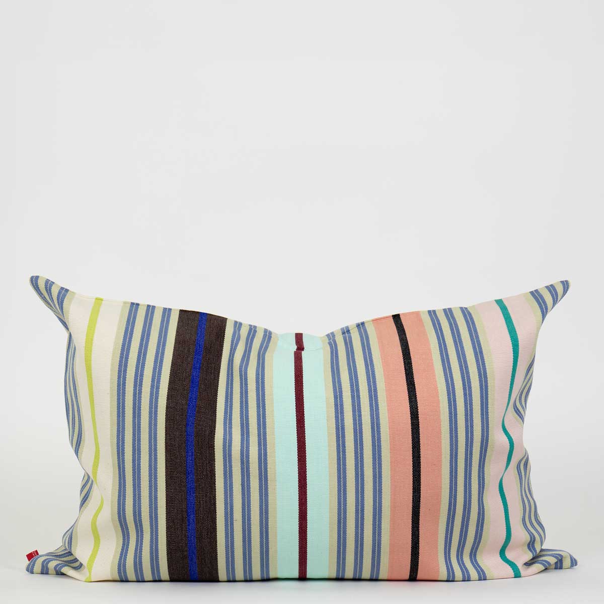 HILDA striped handwoven cotton cushion cover, 50 × 70 cm