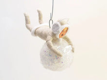 Load image into Gallery viewer, Holding On For Dear Life Ornament - Vintage Inspired Spun Cotton - Bon Ton goods
