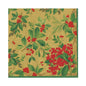 Holly Chintz Gold Luncheon Napkins | Caspari - Bon Ton goods