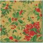 Holly Chintz Gold Napkin Dinner | Caspari - Bon Ton goods