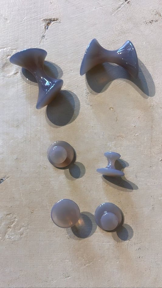 Holy Grey Agate Chest Buttons | Ted Muehling - Bon Ton goods