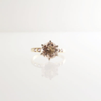 Honey Bee Ring, Morganite & Sapphire | Mikkel Brøgger - Bon Ton goods