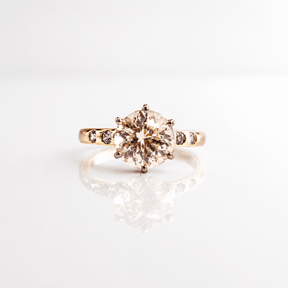 Honey Bee Ring, Morganite & Sapphire | Mikkel Brøgger - Bon Ton goods
