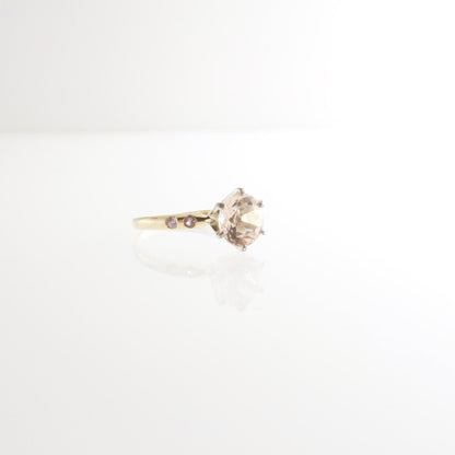 Honey Bee Ring, Morganite & Sapphire | Mikkel Brøgger - Bon Ton goods