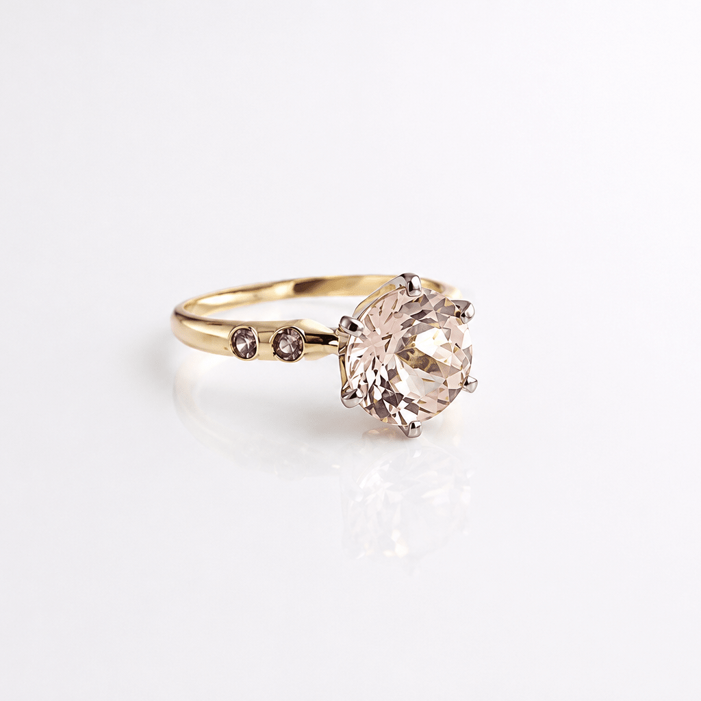 Honey Bee Ring, Morganite & Sapphire | Mikkel Brøgger - Bon Ton goods