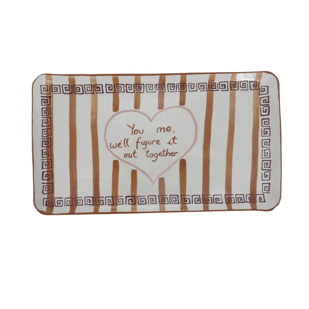 Honey Serving Platter (Striped) - NojiNoji - Bon Ton goods