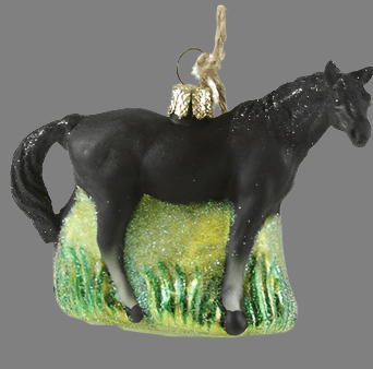 Horse - Black | Christmas Ornament - Bon Ton goods