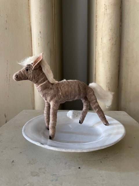 Horse | Vintage by Crystal Spun Cotton Ornament - Bon Ton goods