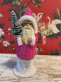 Hot Pink Glitter Santa | Ino Schaller - Bon Ton goods