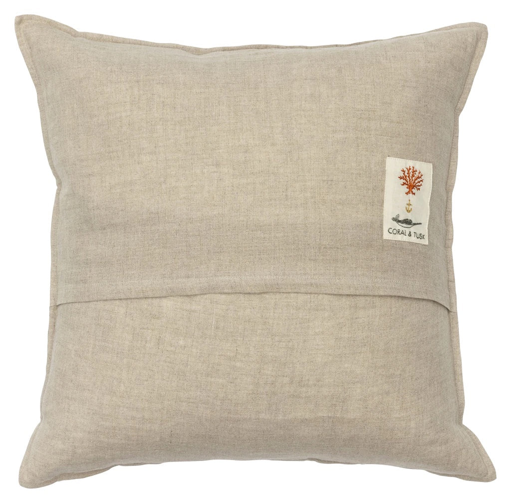Hummingbird Vine Pillow | Coral & Tusk - Bon Ton goods