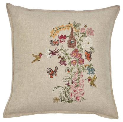 Hummingbird Vine Pillow | Coral & Tusk - Bon Ton goods