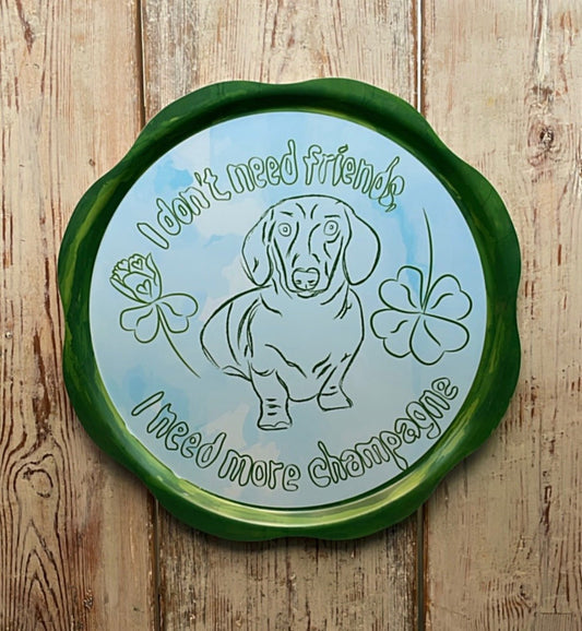 I Don't Need Tray (Dirty Blue) - Bon Ton goods