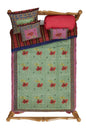 Ibisco Green-Pink Quilt – 220X270 | Lisa Corti - Bon Ton goods